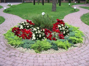 Flower bed decoration