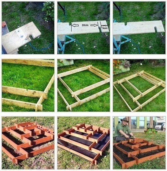 Assembling the pyramid