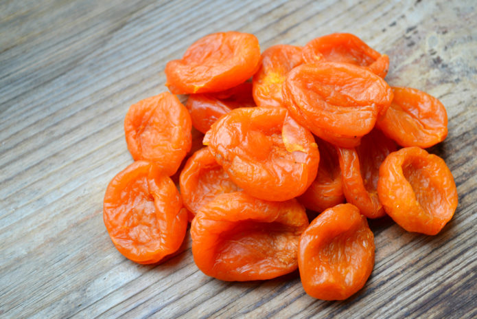 Dried apricots